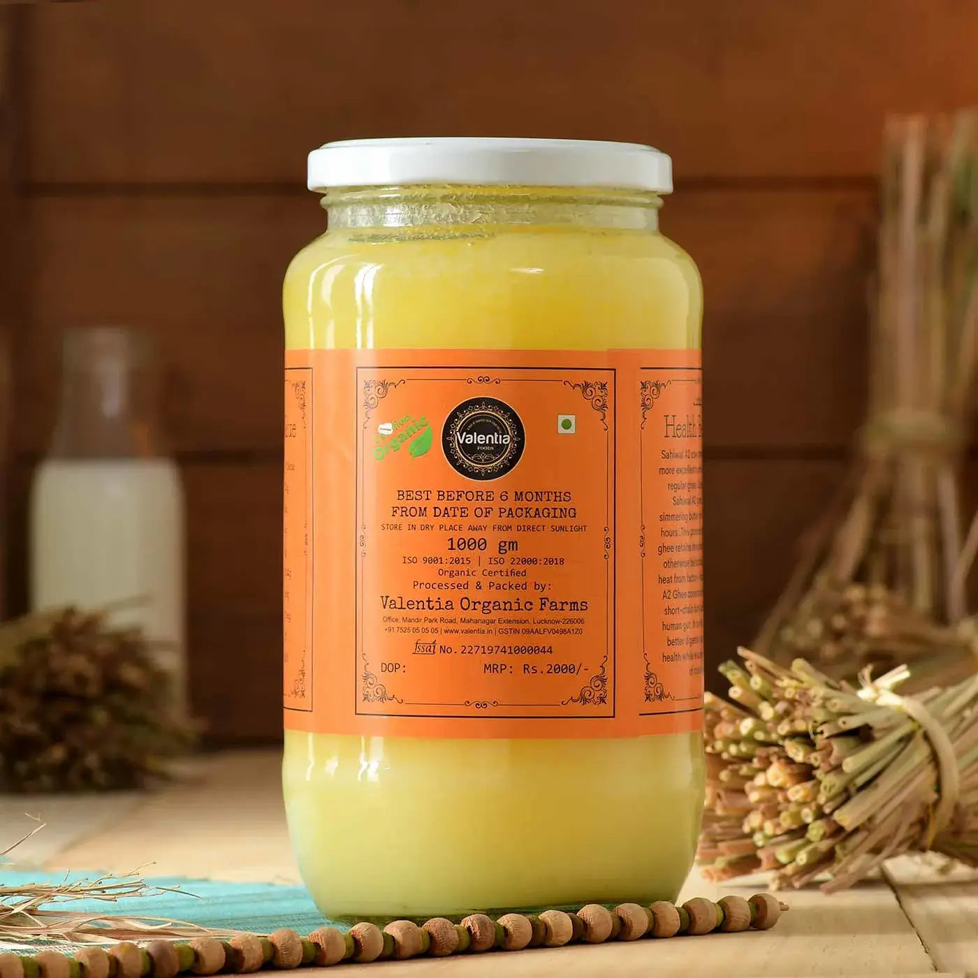 Sahiwal Cow Ghee | Traditional Bilona Method | From Grass-Fed Desi Sahiwal Cows | 100% Purity Guaranteed