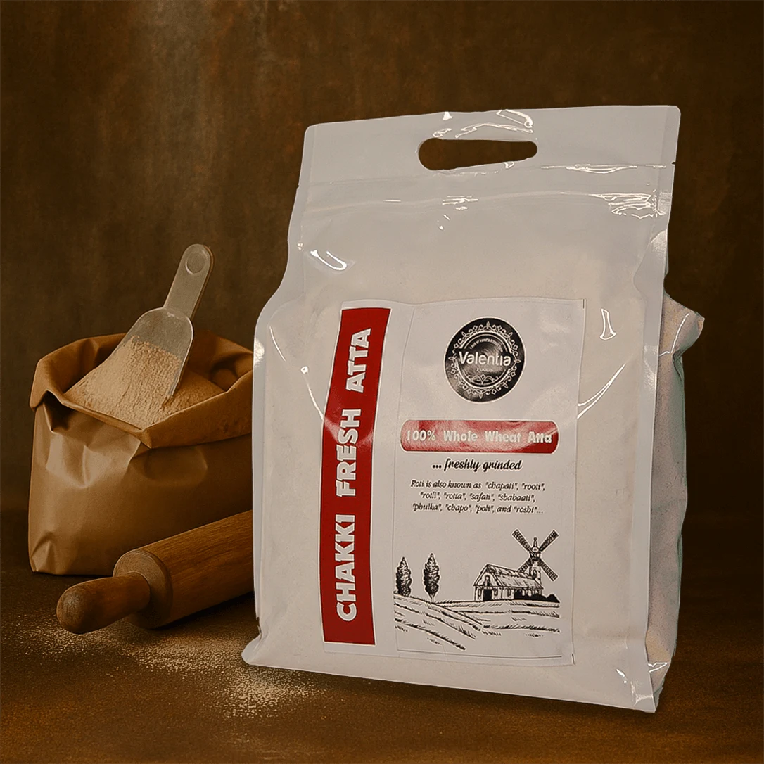 Chakki Fresh Atta | 100% Whole Wheat Flour | Stone-Ground | Soft Roti Texture