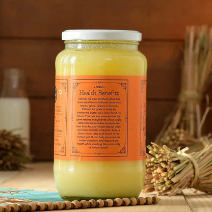 Sahiwal Cow Ghee | Traditional Bilona Method | From Grass-Fed Desi Sahiwal Cows | 100% Purity Guaranteed