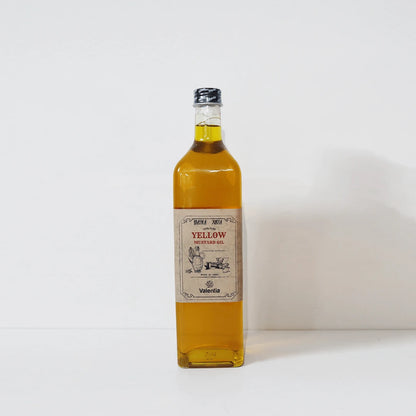 Valentia Yellow Mustard Oil | Cold Pressed | 100% Pure & Natural | Wooden Ghani Process