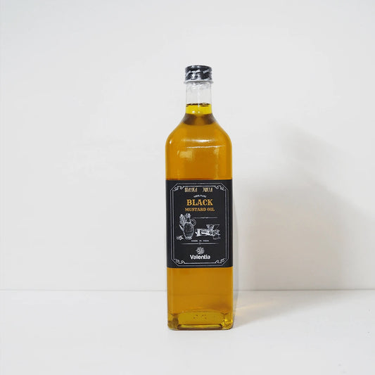 Valentia Black Mustard Oil | Cold Pressed | 100% Pure & Unrefined | Wooden Ghani Extracted