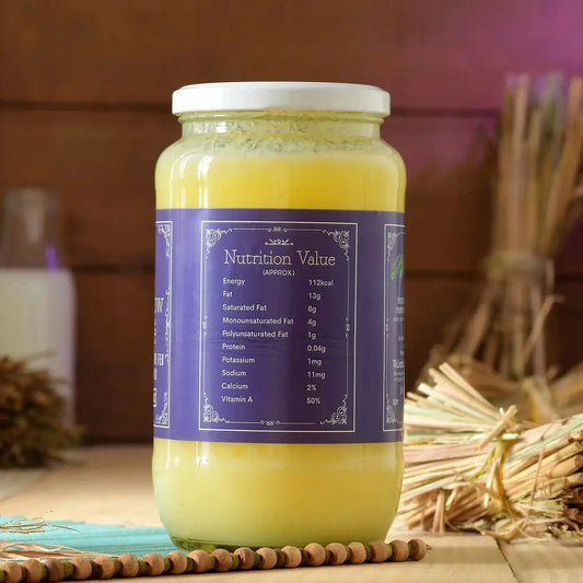 Gir Cow Ghee | Traditional Bilona Method | From Grass-Fed Gir Cows | 100% Purity Guaranteed