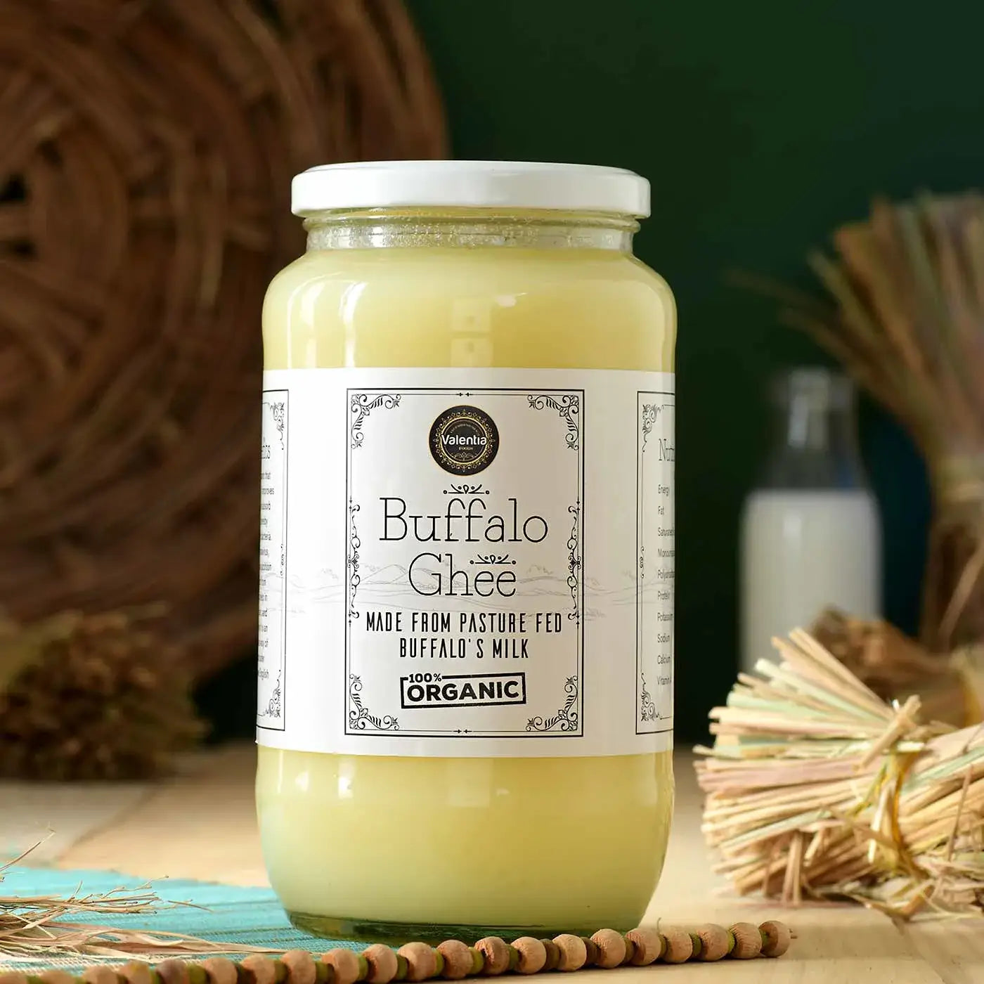 Buffalo Ghee | Traditional Bilona Method | From Grass-Fed Murrah Buffaloes | 100% Purity Guaranteed