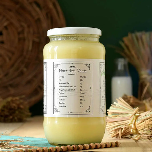 Buffalo Ghee | Traditional Bilona Method | From Grass-Fed Murrah Buffaloes | 100% Purity Guaranteed