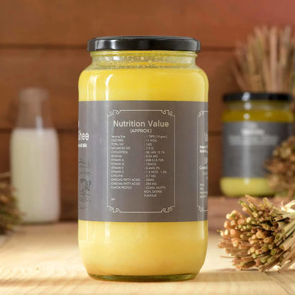 Desi Cow Ghee | Traditional Bilona Method | From Grass-Fed A2 Desi Cows | 100% Purity Guaranteed