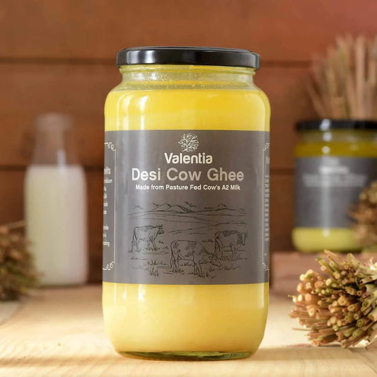 Desi Cow Ghee | Traditional Bilona Method | From Grass-Fed A2 Desi Cows | 100% Purity Guaranteed