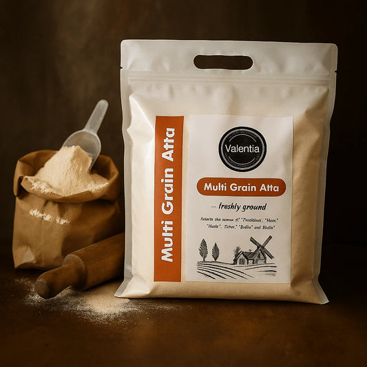 Multi Grain Aata | Blend of Whole Wheat & Millets | High-Fiber | Freshly Ground